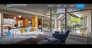 Original Designer Eichler Home- in San Rafael / Lucas Valley $1,850,000
