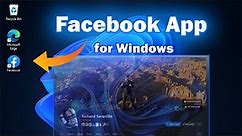 HOW TO INSTALL FACEBOOK APP FOR WINDOWS