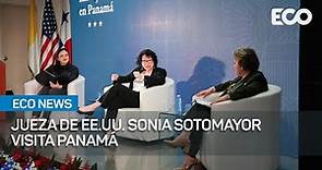 Jueza de la Corte Suprema de Justicia de Estados Unidos, Sonia Sotomayor, visita Panamá | #EcoNews