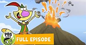Nature Cat FULL EPISODE | Tally Ho! A Volcano! / No Rest For The Squeeky | PBS KIDS