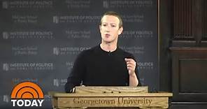 Mark Zuckerberg Says Facebook Won’t Censor Political Speech | TODAY