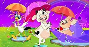 La Vaca Lola juega bajo la lluvia | La Vaca Lola | Canciones infantiles