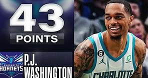 P.J. Washington Drops CAREER-HIGH 43 Points In Hornets W! | March 28, 2023
