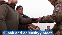 Sunak and Zelenskyy Meet Troops During Training