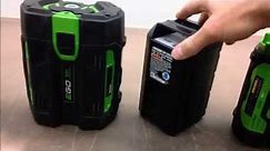 Ego vs. Echo - Batteries, 2Ah for Blowers and Trimmers
