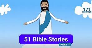 51 Bible Stories for kids. A big collection of christian stories from the Bible.