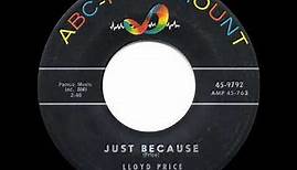 1957 HITS ARCHIVE: Just Because - Lloyd Price