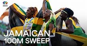 Shelly-Ann Fraser-Pryce leads Jamaican 100m sweep 🇯🇲 | World Athletics Championships Oregon 22