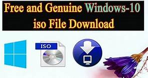 How To download windows 10 iso for free | genuine and official