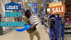 Finding HIDDEN Lowes Clearance Deals