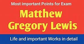 Matthew Gregory Lewis