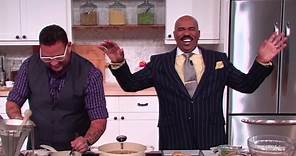 Cooking Like A Master Chef with Graham Elliot || STEVE HARVEY