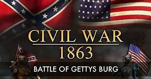 The Battle of Gettysburg - American Civil War. - Full Documentary