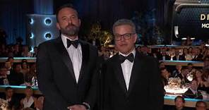 Ben Affleck & Matt Damon Present Best Director – Motion Picture I 81st Annual Golden Globes