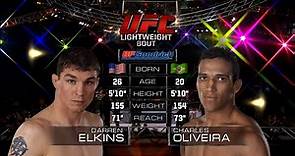 UFC Debut: Charles Oliveira vs Darren Elkins | Free Fight