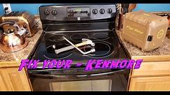 Replacing Kenmore Model 790.92609014 Stove Range Oven Glass Cooking Surface. DIY