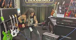 Sebastian Labar- Tantric shreds Diamond Renegade @ NAMM 2020 Diamond Guitars & Amplifications booth