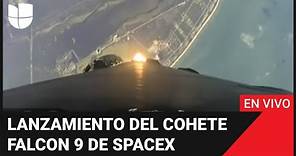 🚀 EN VIVO: Lanzamiento del cohete Falcon 9 de SpaceX