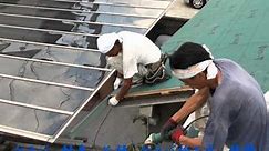 和瓦からカラーベスト屋根に葺き替え施工例ーペイント一番