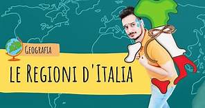 Le regioni d'Italia - La geografia spiegata ai bambini di scuola prmaria.