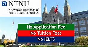 Norwegian University of Science and Technology (NTNU) Tuition Free Study | Study In Norway