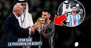 El increíble SIGNIFICADO DETRÁS DE LA CAPA que usó Messi al levantar LA COPA del mundo
