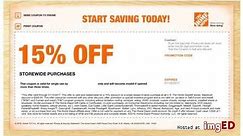 How to get 15% off Coupon at Home Depot