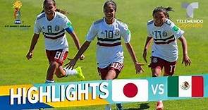 Japón vs. México: 1-1 Goals & Highlights | Mundial Femenina Sub-17 | Telemundo Deportes