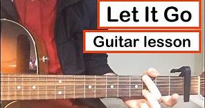 James Bay - Let It Go | Guitar Tutorial (Lesson) - Standard Tuning