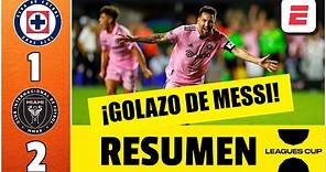 GOLAZO DE MESSI Debut SOÑADO con Inter Miami. Gol de tiro libre. Victoria vs Cruz Azul | Leagues Cup
