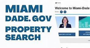 Miamidade.gov Property Search – Website & Review ⏬👇