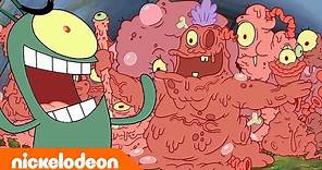 Bob Esponja | ¡Plankton y el monstruo de las alcantarillas! | Nickelodeon en Español