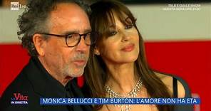 Monica Bellucci e Tim Burton: l'amore non ha età - La Vita in diretta - 20/10/2023