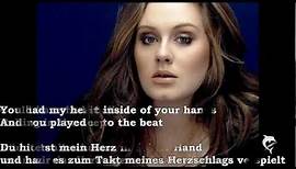 Adele - Rolling in the Deep [lyrics + Deutsche Übersetzung]