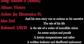 Jay Electronica - Exhibit A (Remix) Ft. Mos Def (Lyrics)*EXPLICIT