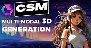 CSM : Common Sense Machine | CSM 3d AI | CSM 3D model