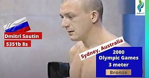 2000 Dmitri Sautin Team Russia - 5351b - 3 Meter Springboard Diving Prelims - Olympic Games