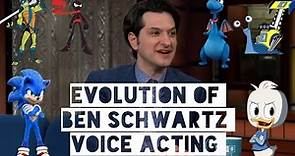 Evolution of Ben Schwartz voice acting (reupload) #benschwartz #disney #funny #sonic #movie #tvshow