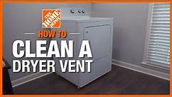 How to Clean a Dryer Vent | The Home Depot