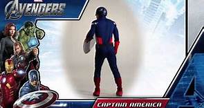 Disfraz de Capitán América Elite