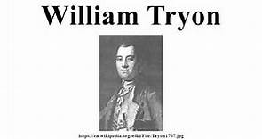 William Tryon