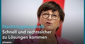 SPD: Pressekonferenz mit Saskia Esken