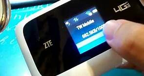 ZTE MF910 LTE行動網卡 - 開箱與相關設定操作