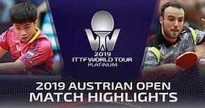 Lin Yun-Ju vs Simon Gauzy | 2019 ITTF Austrian Open Highlights (R16)