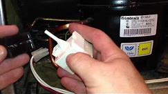 How to replace the relay in a Whirlpool Gold refrigerator. By How-to Bob