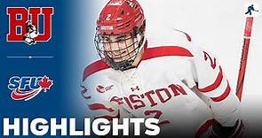 Boston University vs Simon Fraser | NCAA College Hockey | Highlights - January 05, 2024