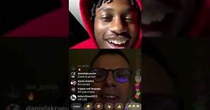 Lil Tjay Instagram Live February 28 (With Viewers)