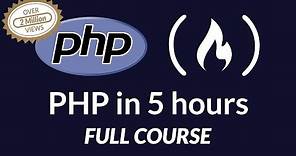 PHP Programming Language Tutorial - Full Course
