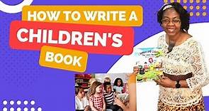 How to Write a Children's Book