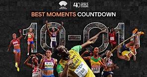 TOP 10 - 40 Greatest World Athletics Championships Moments | 10 - 1